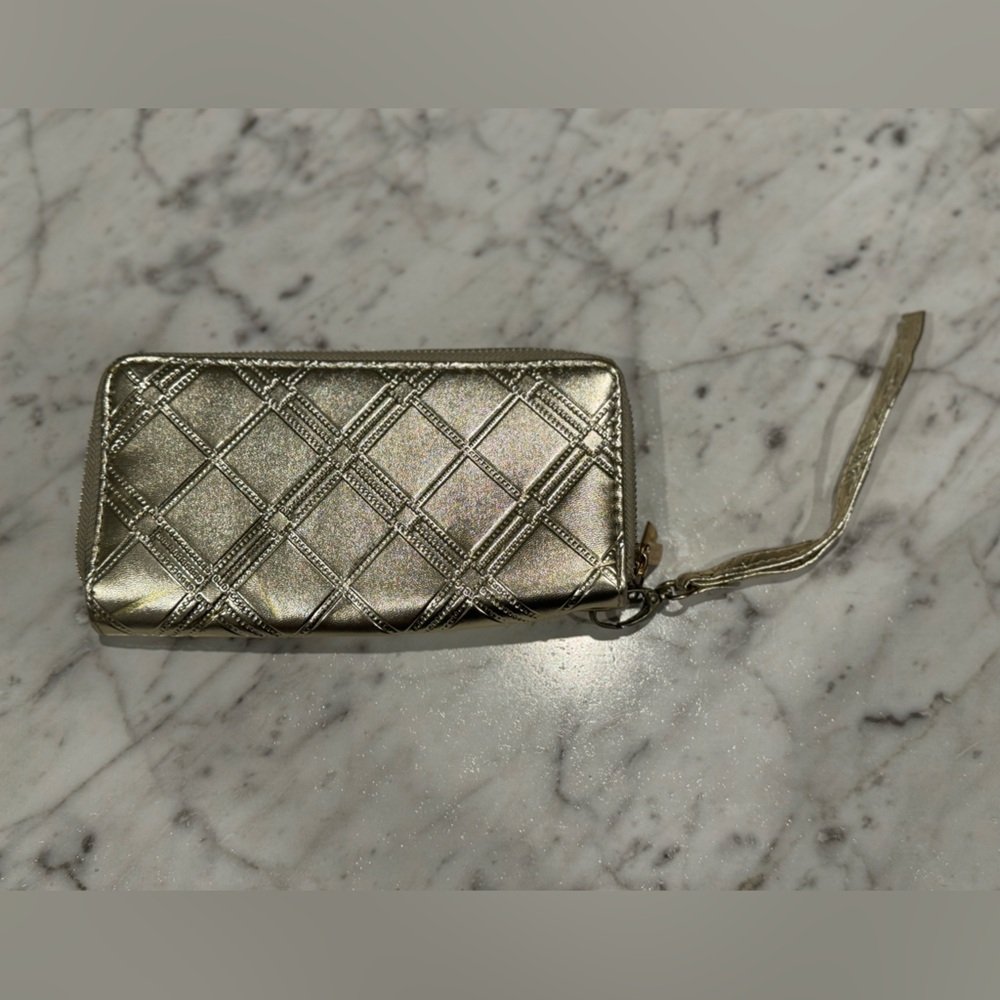 Gold Metallic Wallet